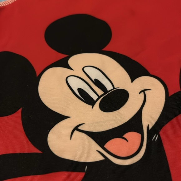 Mickey Mouse Rash Guard Top - Picture 2 of 4